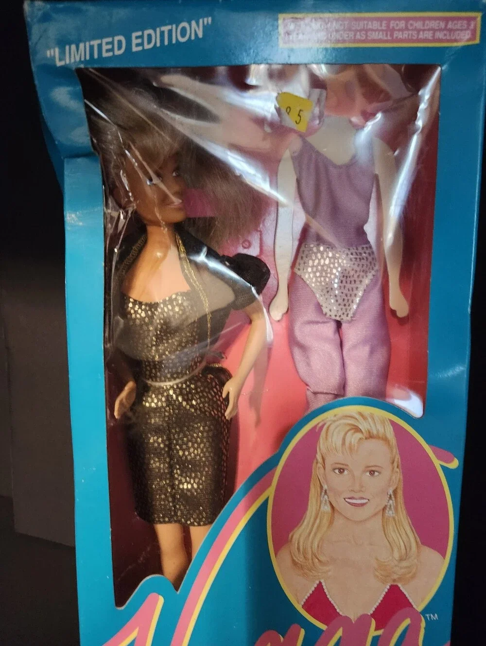 Vanna White Limited Edition Dolls with Original Fashions - Teal Box